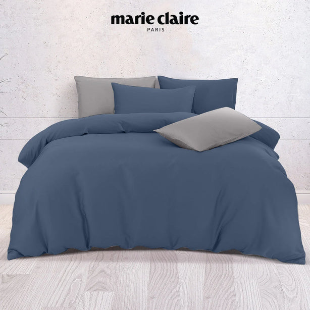 Marie Claire I MORPHEUS I Solid 100% Cotton I 950TC I Fitted Sheet Set I Pillow Case I Bolster Case - 5 Colour