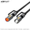 Acefast J4 Multi-Function Charging Data Cable USB-C+ LED Light + Cigarette Lighter - Black