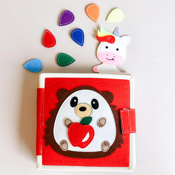 Hi Buy Mama - Friendly Hedgehog Toddler Busy Book