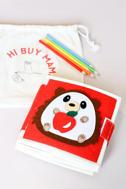 Hi Buy Mama - Friendly Hedgehog Toddler Busy Book