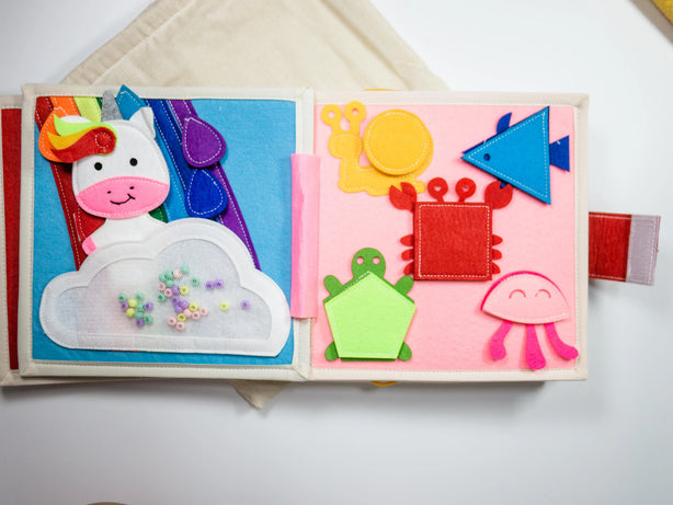 Hi Buy Mama - Friendly Hedgehog Toddler Busy Book
