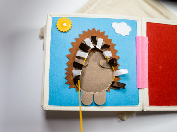 Hi Buy Mama - Friendly Hedgehog Toddler Busy Book