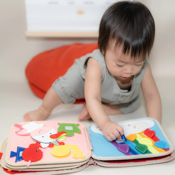 Hi Buy Mama - Friendly Hedgehog Toddler Busy Book