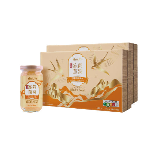 TruLife Premium Bird's Nest (Collagen Sugar Free) 3x160g (Bundle of 2) for SG60