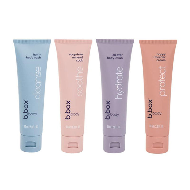 B.box Bath + Skincare Minis 4 x 60ml