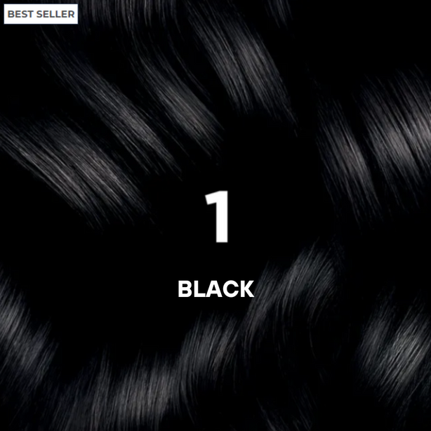 Phyto Permanent Color Kit - 1 Black (Bundle of 4)