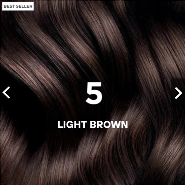 Phyto Permanent Color Kit - 5 Light Brown (Bundle of 4)