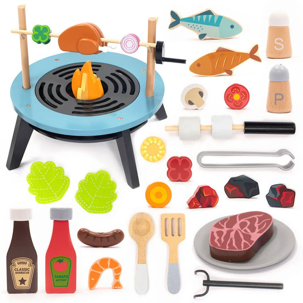 StitchesandTweed Camping Grill Toy Set