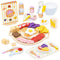 StitchesandTweed Pancake Pretend Play Toy Set