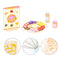 StitchesandTweed Pancake Pretend Play Toy Set