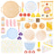 StitchesandTweed Pancake Pretend Play Toy Set