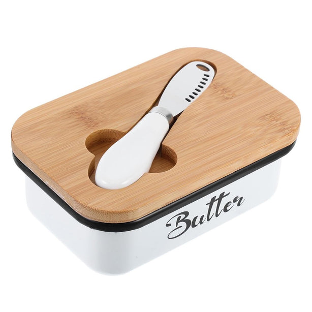 StitchesandTweed Butter Dish with Lid