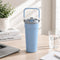 Zebra Vacuum Tumbler With Handle 700ml, Blue, Jiffy IV