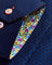 Coupe Cousu, Navy Dobby, Double Collar Long Sleeve Shirt