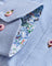 Coupe Cousu, Blue, Double Collar Long Sleeve Shirt