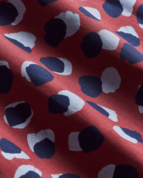Coupe Cousu, Print, Short Sleeve Shirt