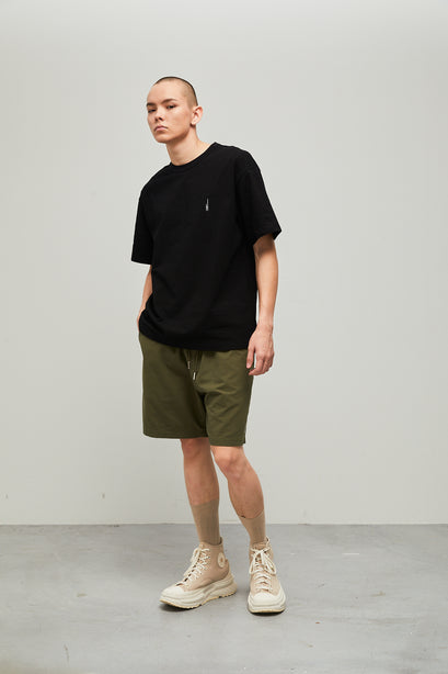 Highr, Olive Green, Cotton Ribstop Shorts