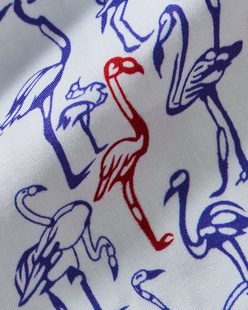 Coupe Cousu, Print, Short Sleeve Shirt