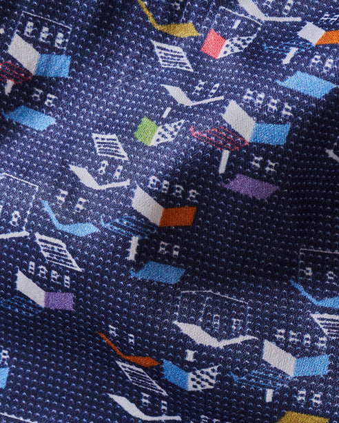 Coupe Cousu, Print, Short Sleeve Shirt