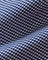 Coupe Cousu, Navy Houndstooth, Long Sleeve Shirt with Contrast Trim Fabric