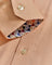 Coupe Cousu, Orange, Long Sleeve Shirt with Contrast Trim Fabric