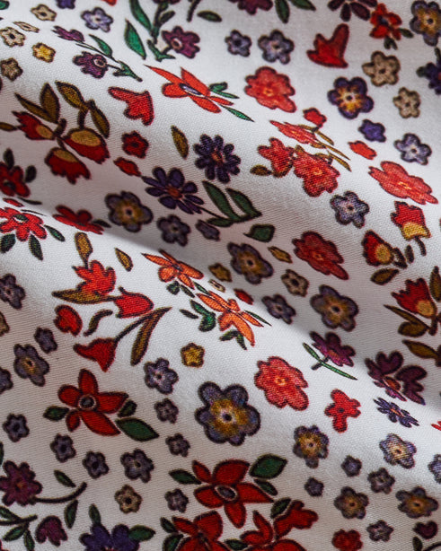 Coupe Cousu, Print, Short Sleeve Shirt