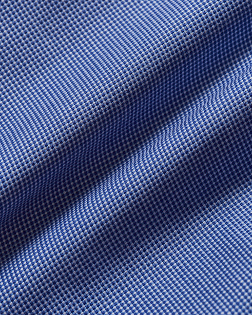 Highr, Blue Dobby, Long Sleeve Shirt