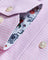 Coupe Cousu, Light Pink, Long Sleeve Shirt with Contrast Trim Fabric