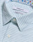 Coupe Cousu, Light Green, Long Sleeve Shirt with Contrast Trim Fabric