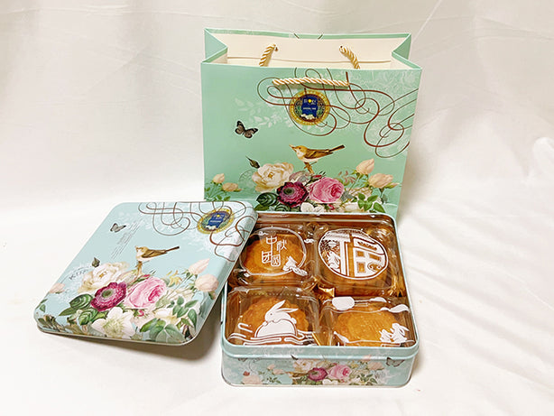 Songbird in Full Bloom Mooncake Celebration Gift Box 80g x 4