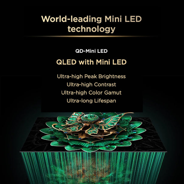 2025 NEW | TCL C7K Premium QD-Mini LED 4k TV 55inch