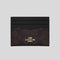 COACH Unisex Slim Id Card Case In Signature Canvas Walnut/Black RB-CZ286
