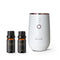 shcent Tranquil R | Rechargeable Aroma Nebulizer Diffuser | Waterless | For Home | Auto Off | 2 Free 10ml Hotel Essential Oils