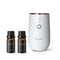 shcent Tranquil R | Rechargeable Aroma Nebulizer Diffuser | Waterless | For Home | Auto Off | 2 Free 10ml Hotel Essential Oils