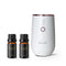 shcent Tranquil R | Rechargeable Aroma Nebulizer Diffuser | Waterless | For Home | Auto Off | 2 Free 10ml Hotel Essential Oils
