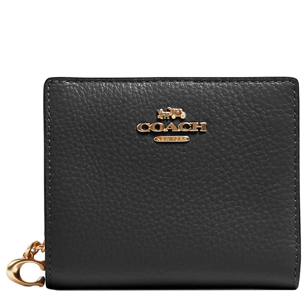 Coach Snap Wallet in Black C2862