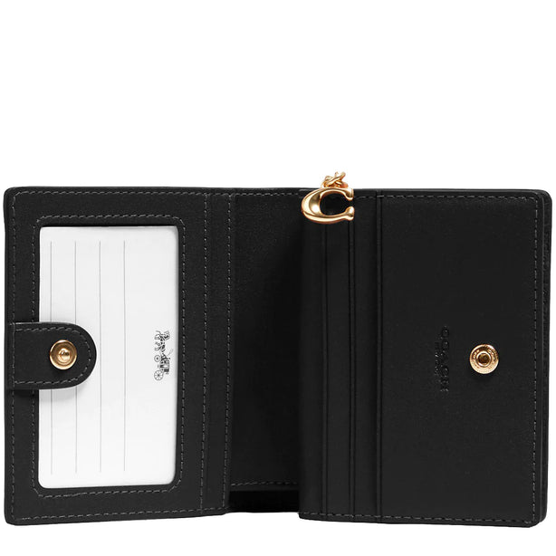 Coach Snap Wallet in Black C2862