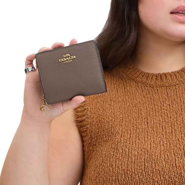 Coach Snap Wallet - Dark Stone C2862