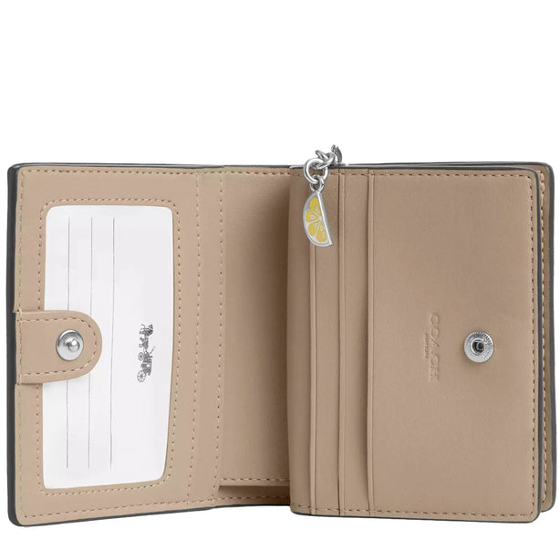 Coach Snap Wallet With Lemon Print - Garden Glade Multi CAP19