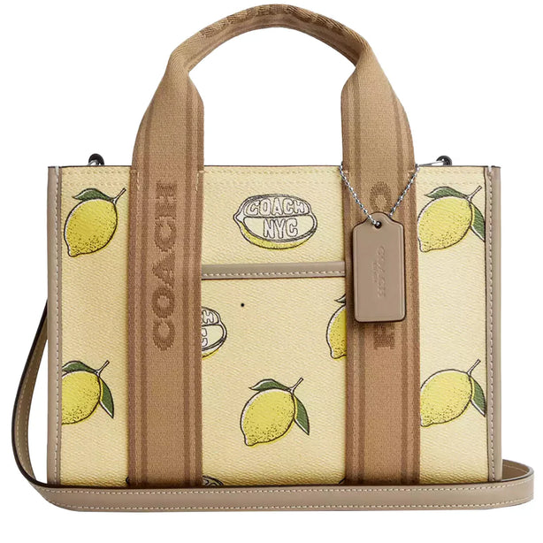 Coach Smith Tote Bag 24 With Lemon Print - Garden Glade Multi CAR79