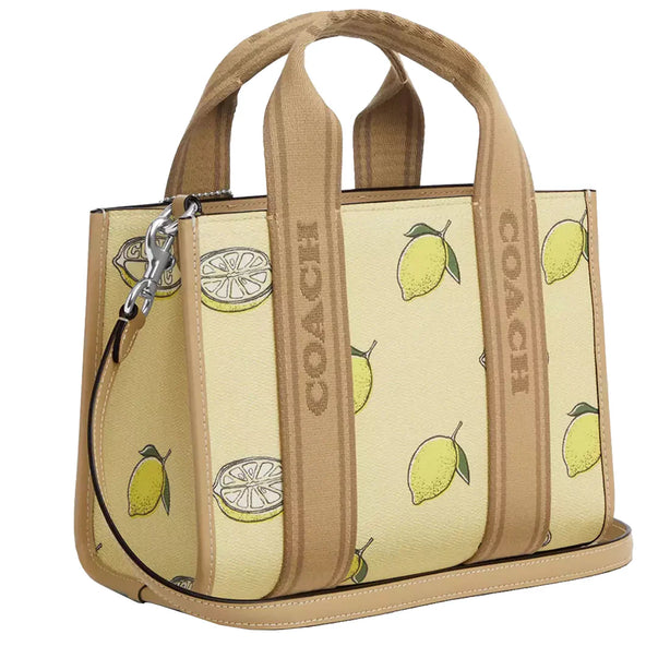 Coach Smith Tote Bag 24 With Lemon Print - Garden Glade Multi CAR79