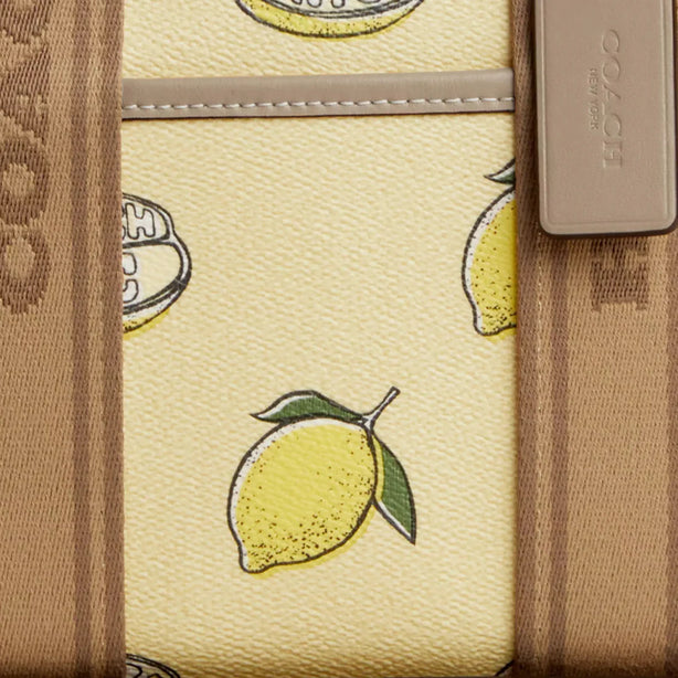 Coach Smith Tote Bag 24 With Lemon Print - Garden Glade Multi CAR79