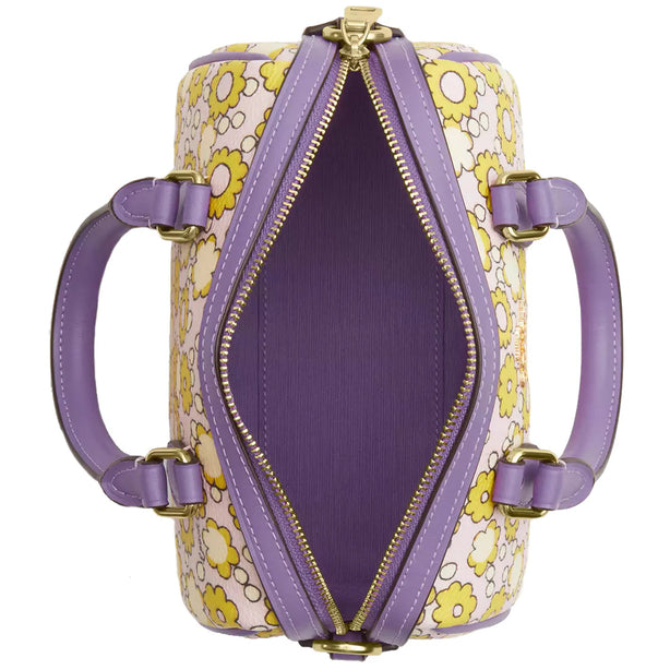 Coach Mini Rowan Crossbody Bag With Floral Print - Lilac Multi CBM69
