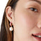 Kate Spade Candy Drops Enamel Pearl Drop Hug Earrings - Coral o0r00270