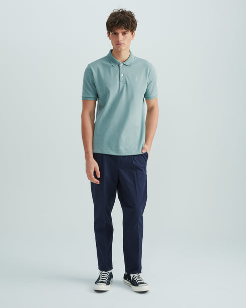 Coupe Cousu, Navy, Cotton Chino Trousers