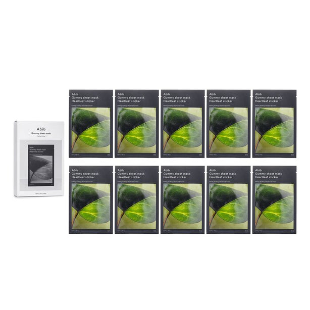 Gummy Sheet Mask Heartleaf Sticker - 27ml x 10pcs