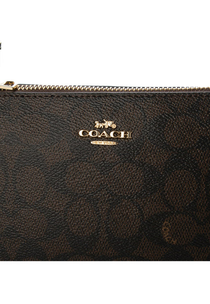 Coach Nolita 19 In Signature Canvas - Walnut Black