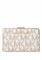 Michael Kors Jet Set Travel Signature Medium Bifold Zip Coin Wallet - Vanilla