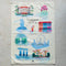 Singapore Icons Tea Towel