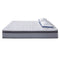 Somnuz® Comfort Night 12 Inch Water Repellent Teflon Fabric Latex Individual Pocketed Spring Mattress